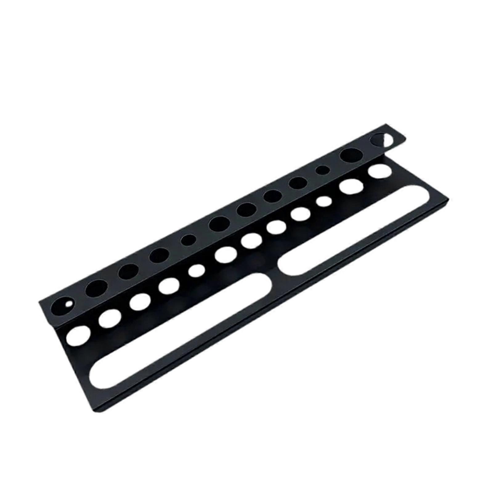 Wall Mounted Tool Storage Rack Detailing Brush Holder for Cleaning Workshop