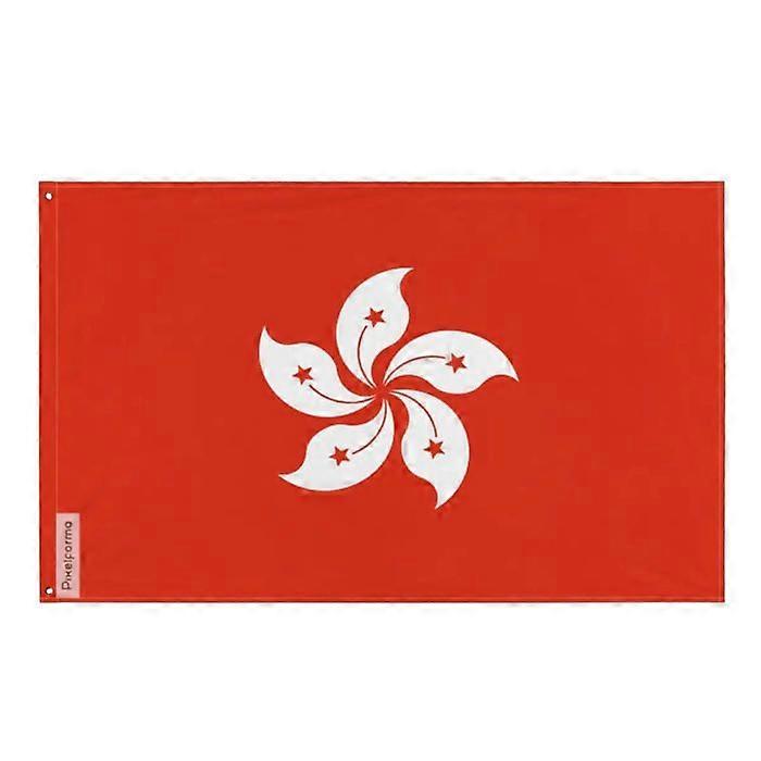 Flag - Hong Kong - 60 x 90 cm - Polyester - Double-sided print - Metal eyelets