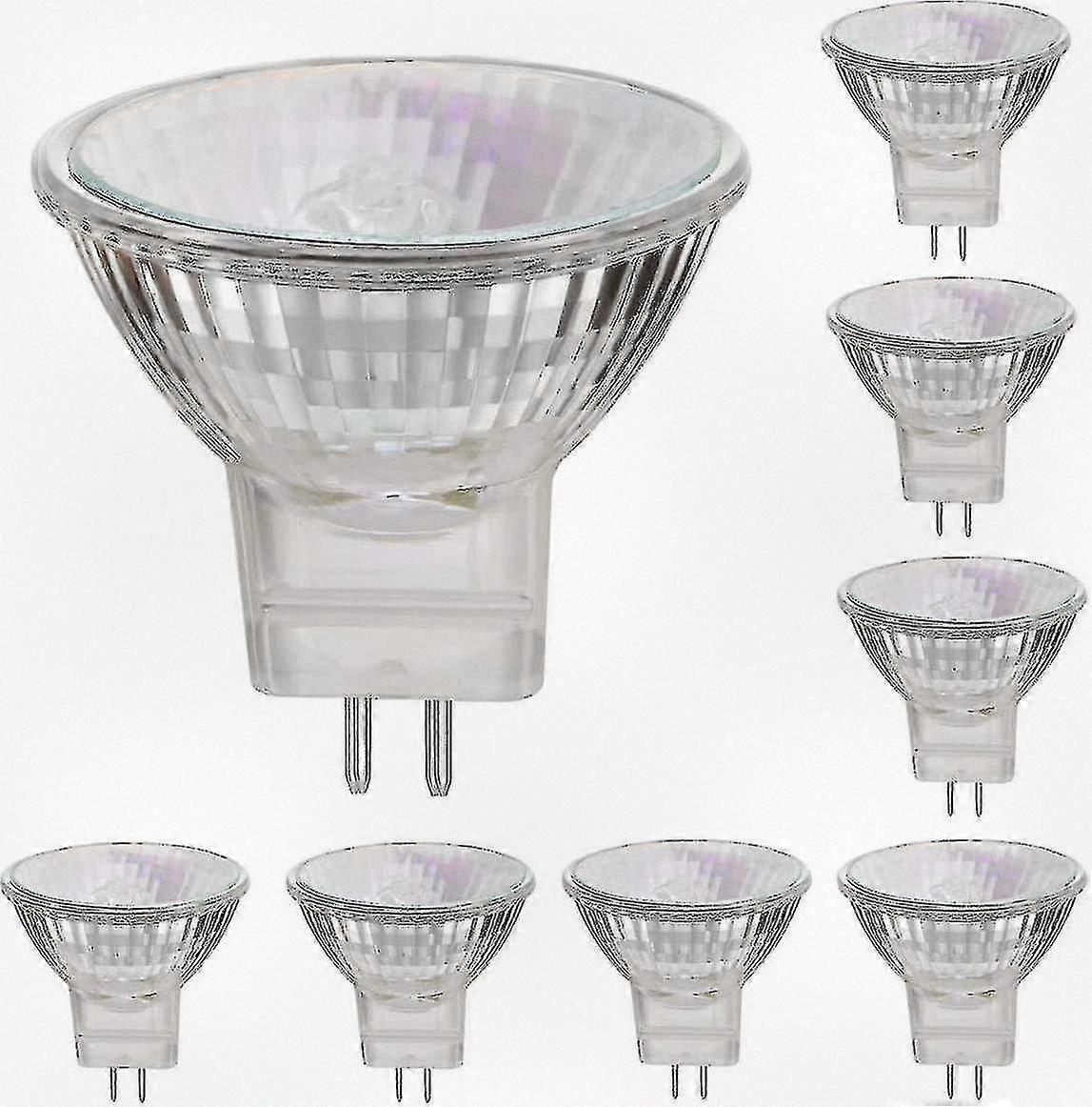 12V 35W GU4 Halogen Bulbs Warm White 2800K Dimmable Light 8 Pack