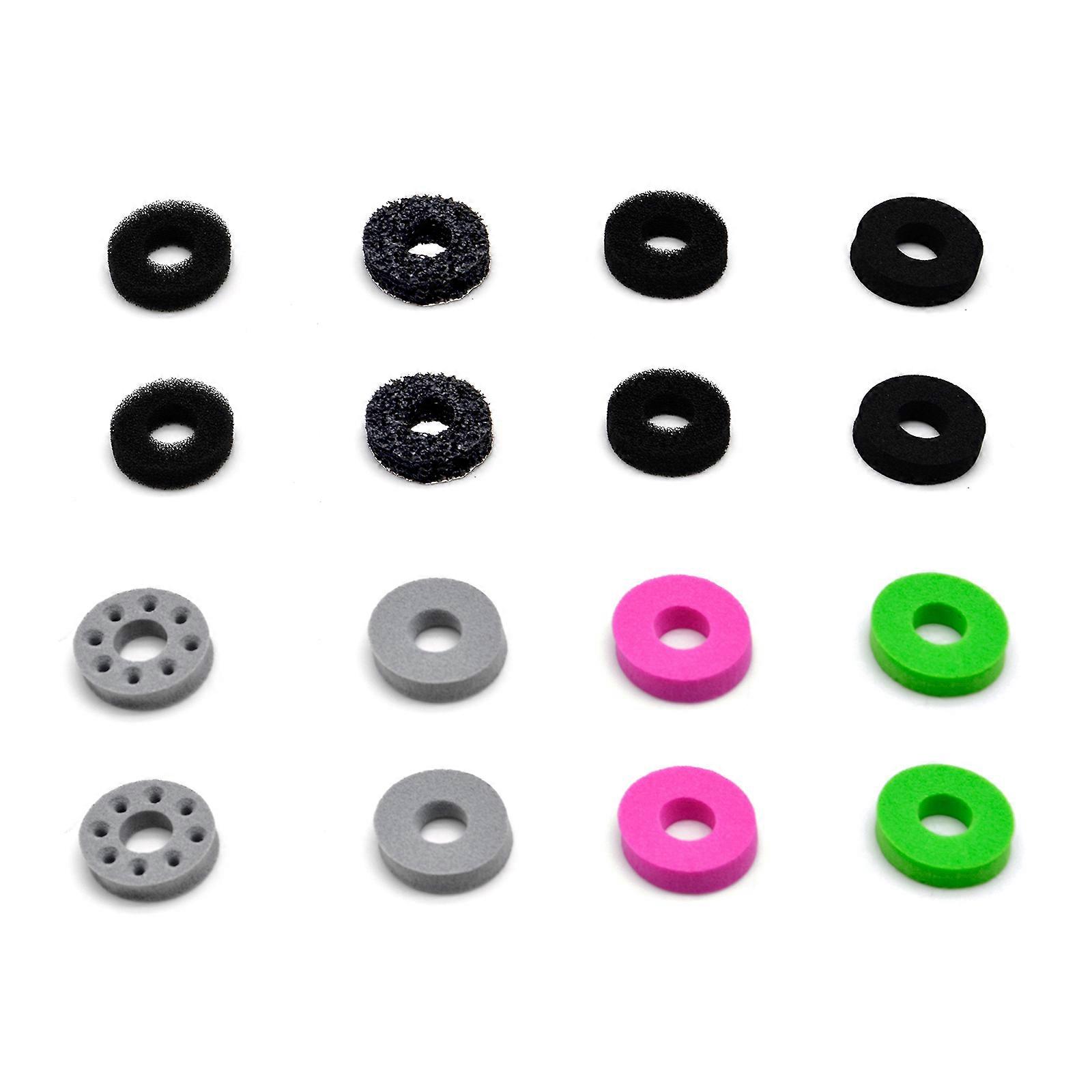 Precisions Rings Game Controller Gamepad Aim Assist Rings Motion Control Sponge Rings for Gaming Controller 16Pcs Multicolor