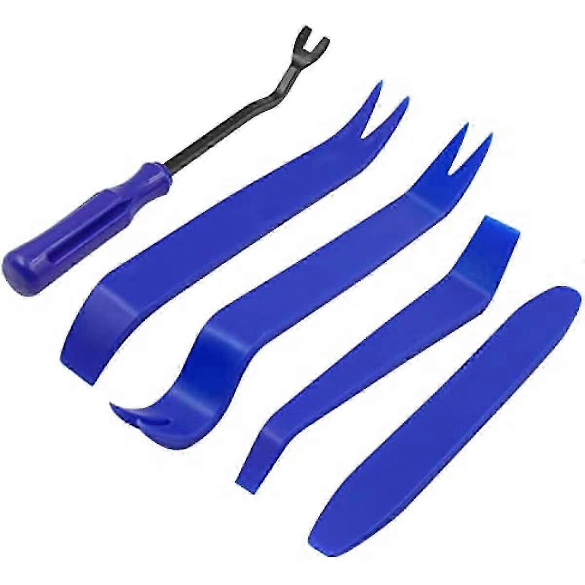 Trim Removal Tool 5 Pcs Plastic Pry Tools Fastener Removal Tool Car Trim Removal Tools