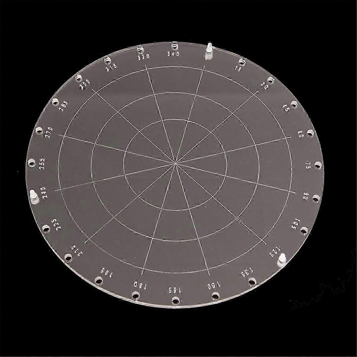 9.1 Inch Diameter Circle Acrylic Stamping Blocks, Stamping Tool