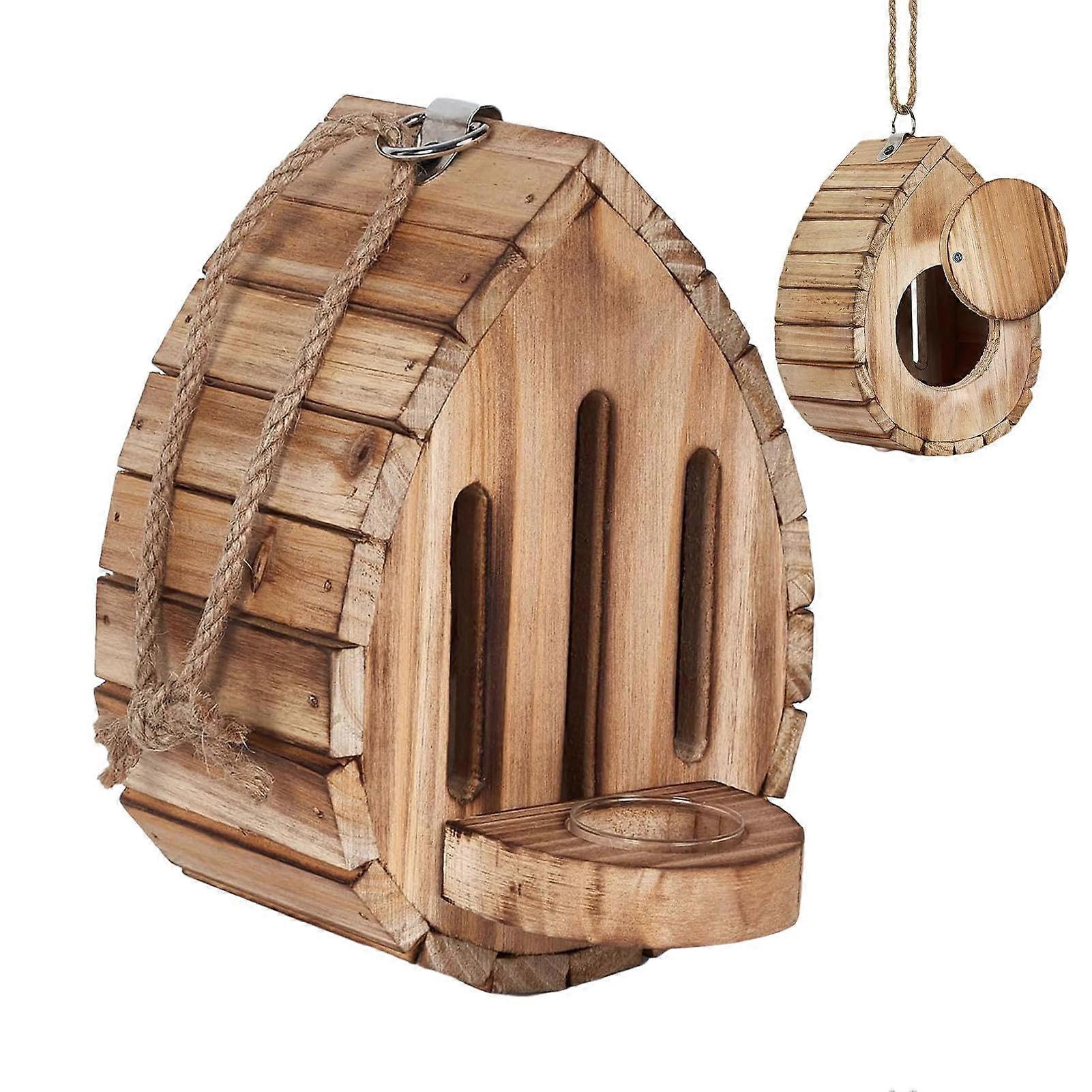 water feeder house with butterflies – butterfly habitat, garden decoration