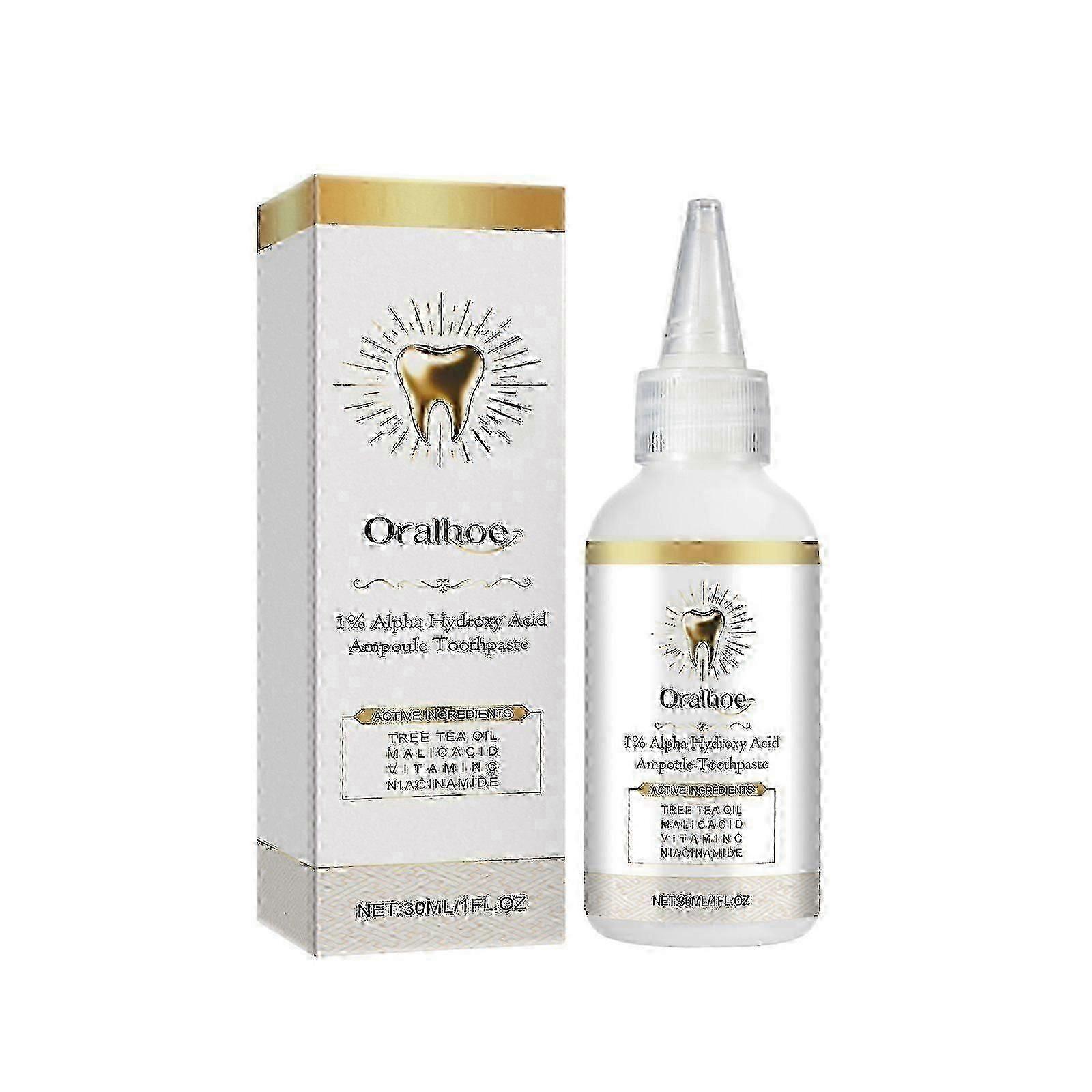 Le dentifrice éclaircissant nettoie en profondeur les taches, blanchit les dents, réduit la mauvaise haleine et rafraîchit l’haleine
