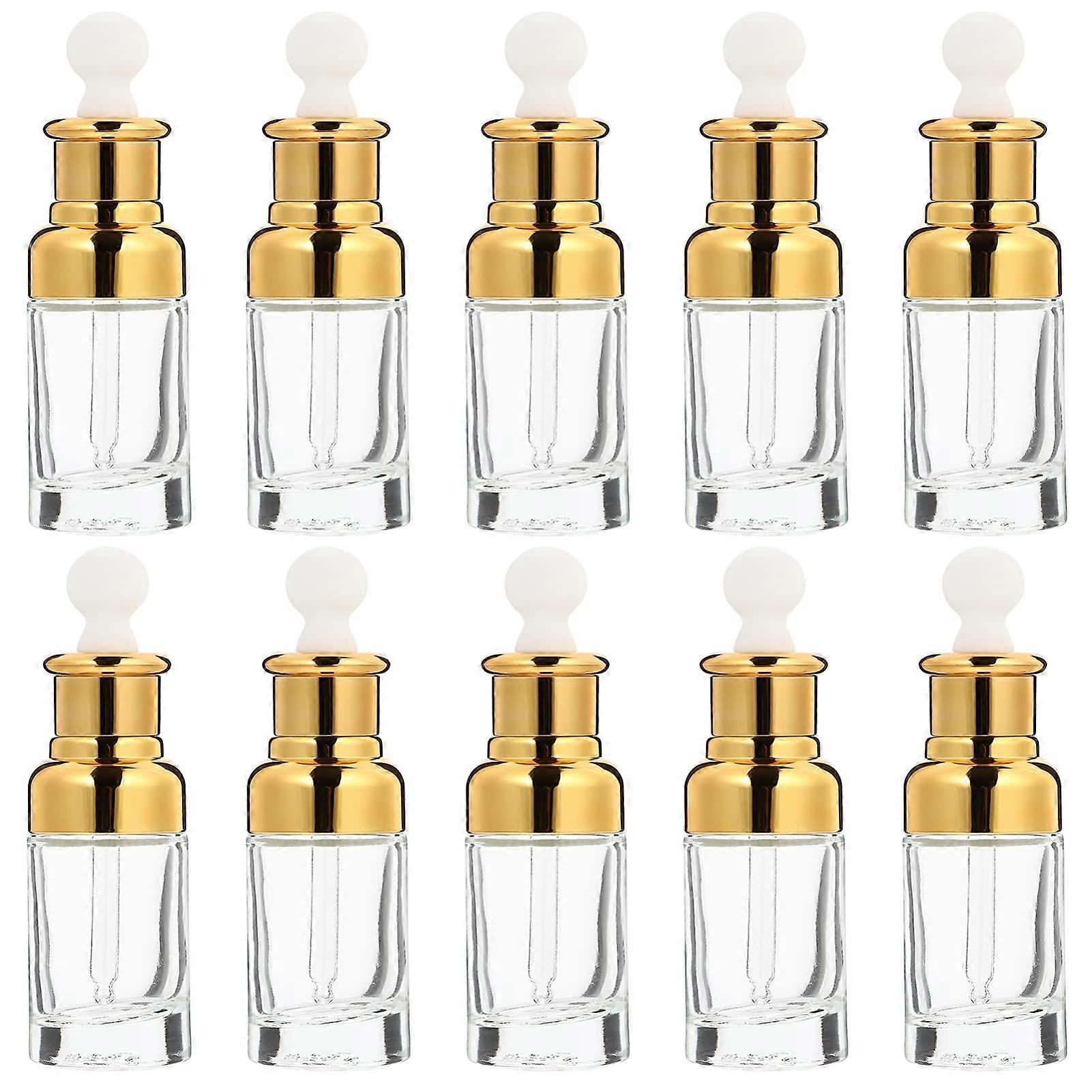 50 Ml Glass Dropper Bottle Set – Leak-Proof Dispenser for Travel, DIY Projects, Essential Oils, and Liquids