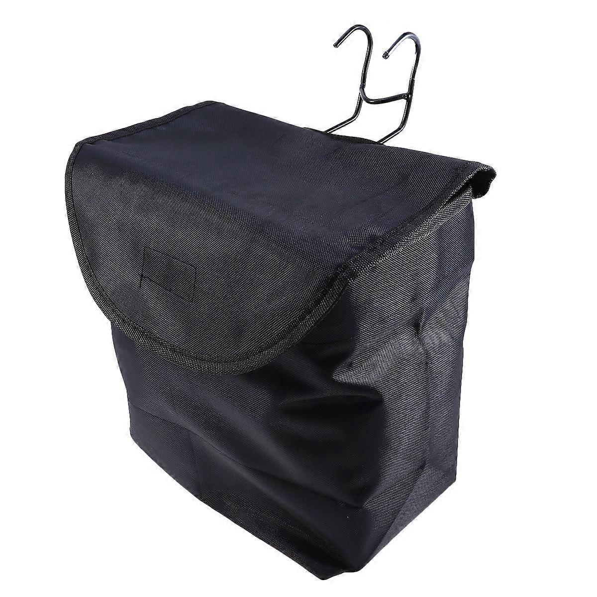 Foldable Canvas Front Storage Carrier Bag with Cover for Cycling – Durable, Easy to Attach, Universal Bike Basket