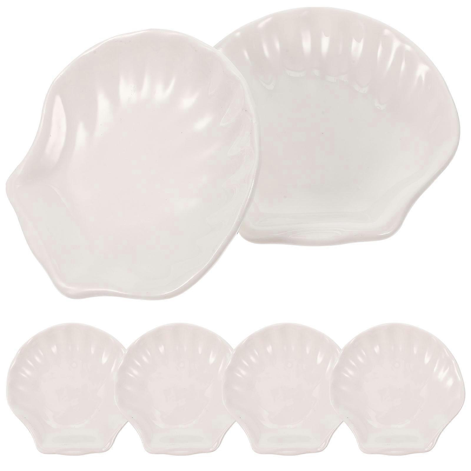 Decorative Tray Dish, Functional Ceramics for Snacks, Lightweight Build