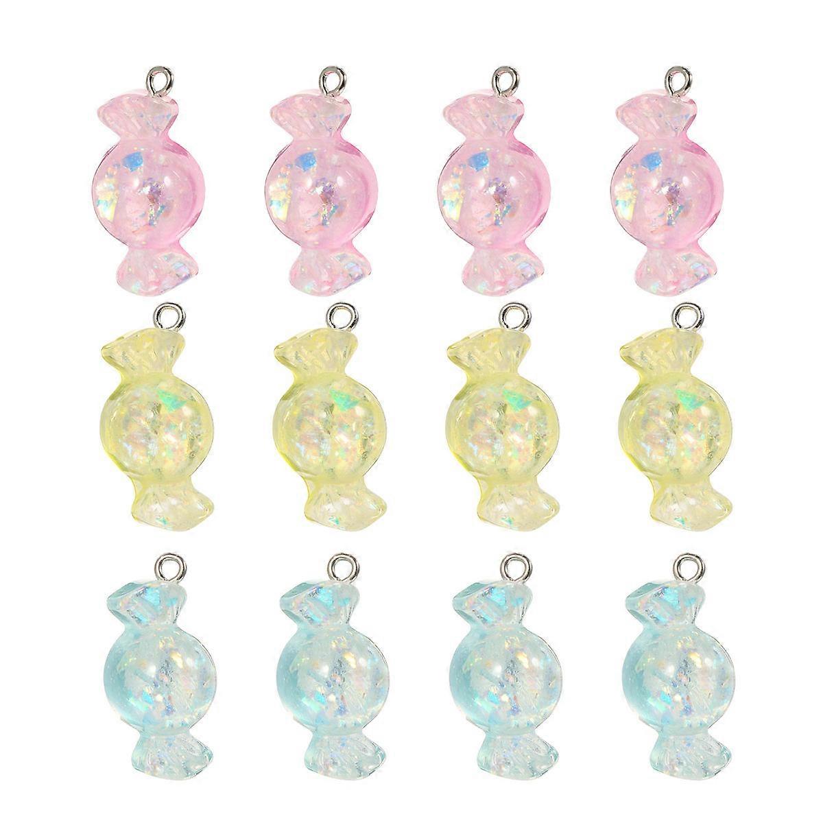 Artistic crafting tools, resin charms with practical ring attachments