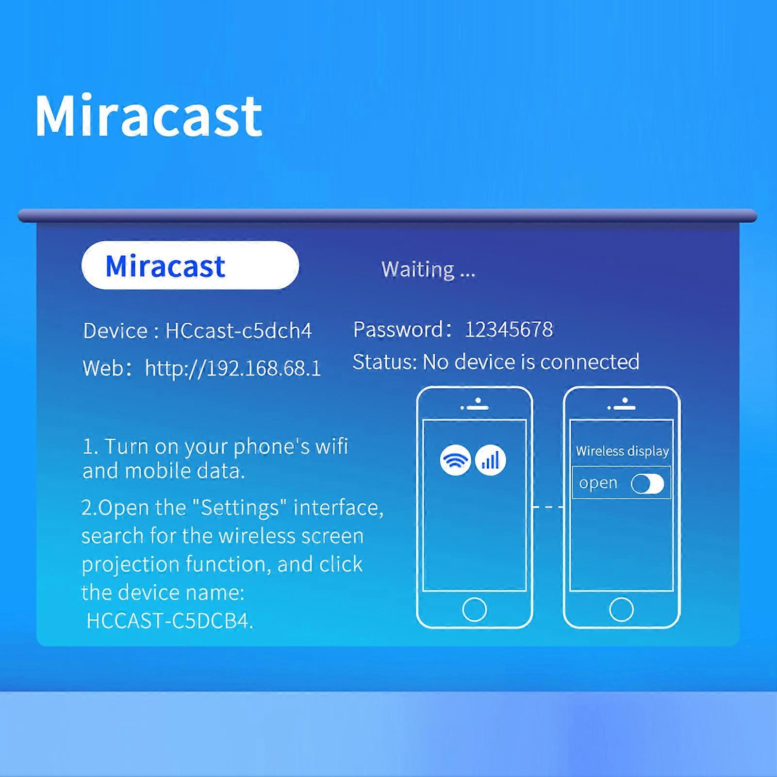 Mini Projector 1080P Wireless Portable Movie Projectors 20000hrs Lamp Life Support 100inches   Display Same Screen Technique Built-in Speaker and Dua