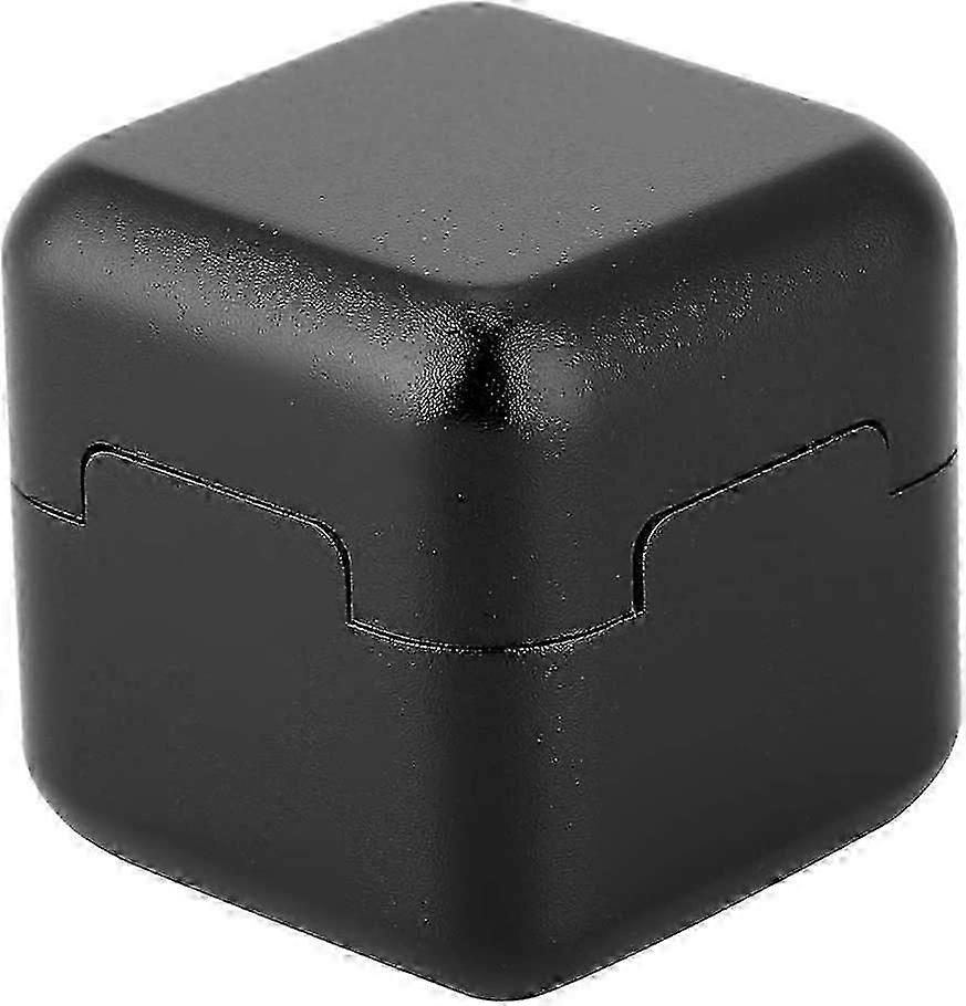 Portable Closed Chalk Box, Aluminum Pool Cue Chalk Holder Billiard Accessories (black)