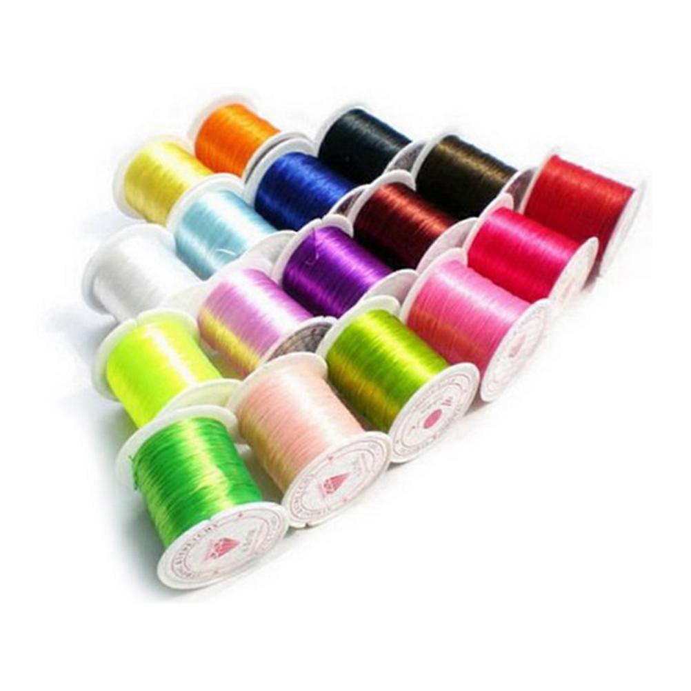 Jewelry Wire For Jewelry Making Inelastic Thread Wire Coil For Necklace Making No Needles Required White 1Set