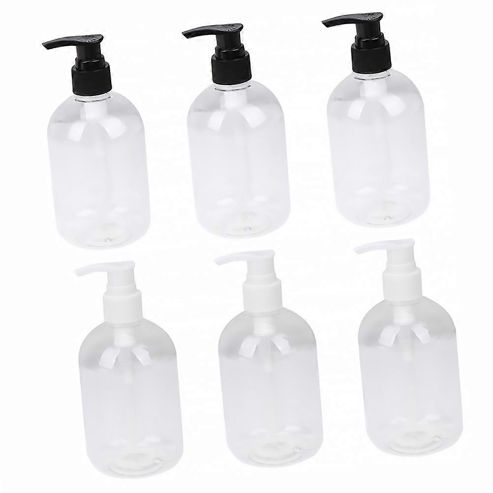 6PCS Refillable Shampoo & Lotion Containers, Toiletry Bottles for Home and Travel, Random Colors