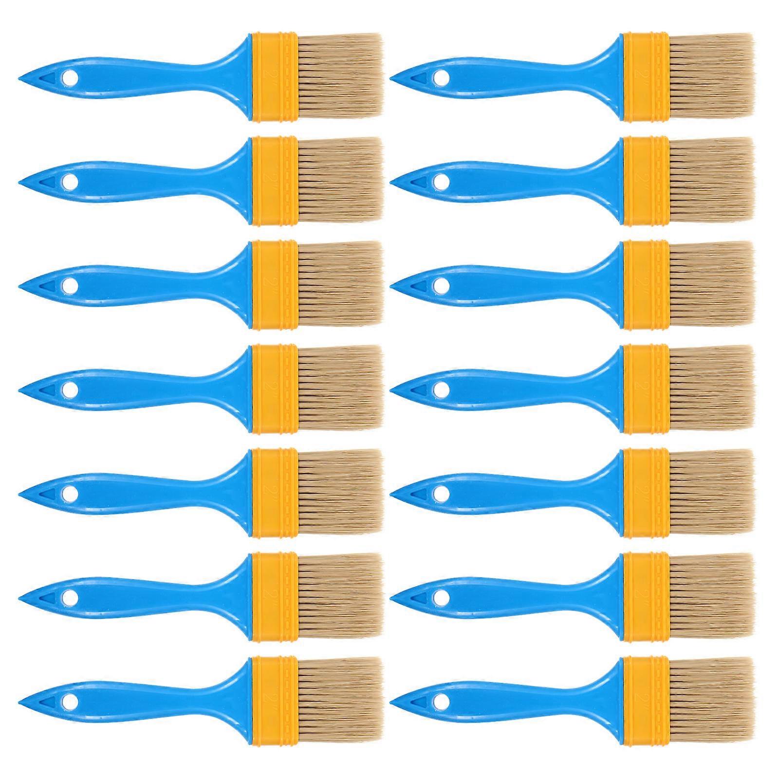 Paint Brushes for Walls Multi Purpose Brush Homeowners Rectangular Handle Nylon Brush Set Painting 20Set