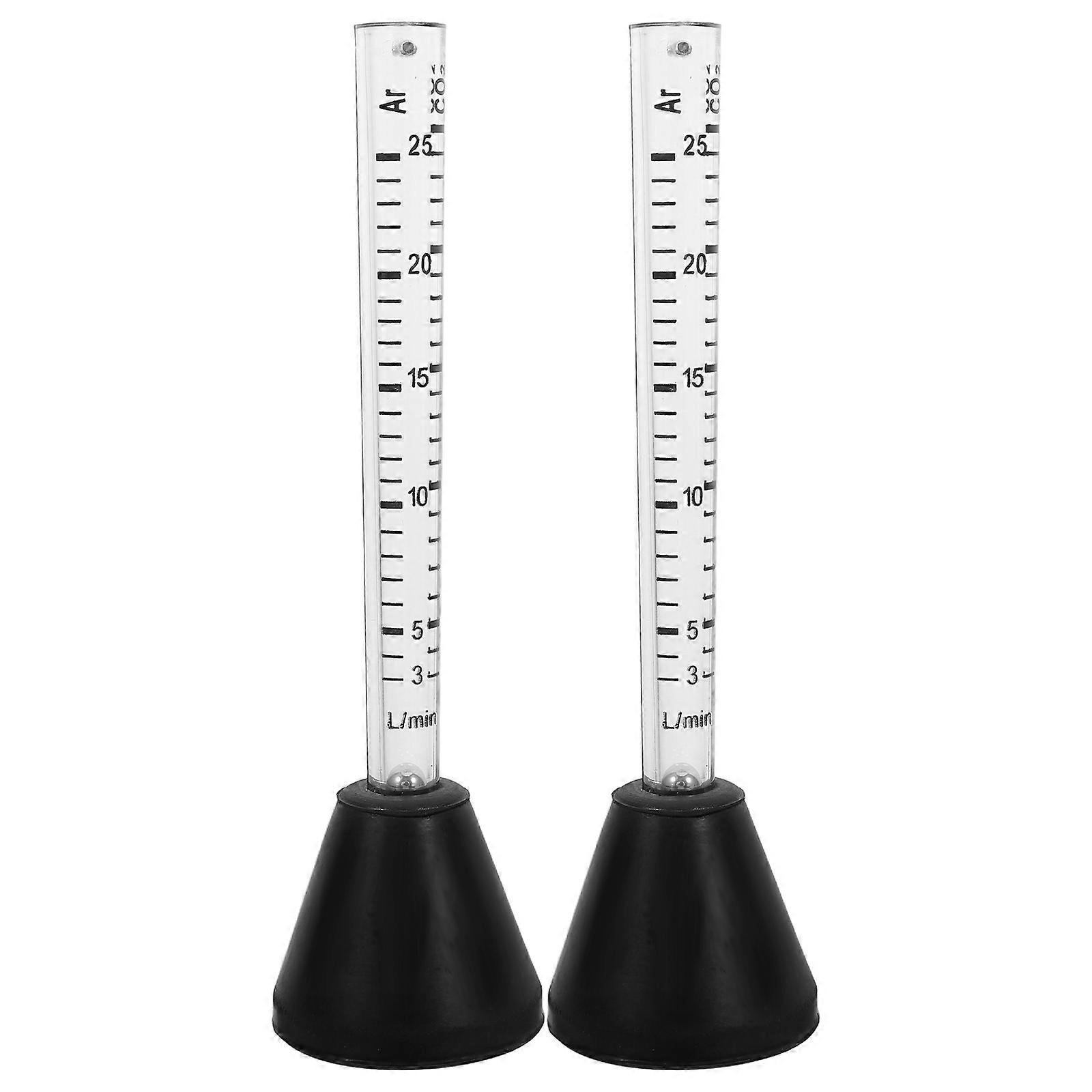 Plastic Argon Tester Flowmeter For Welding Equipment Industrial Manufacturing Precision Control 2Pack