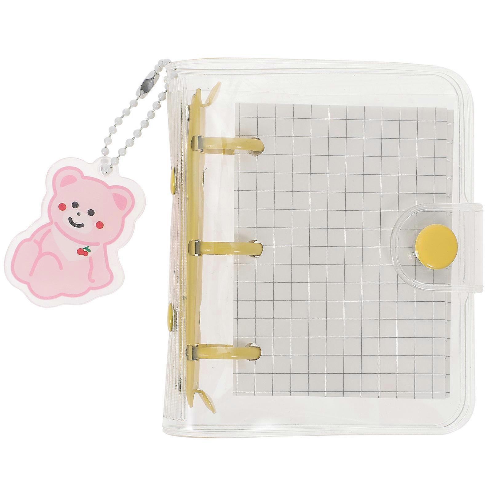 Mini Loose Leaf Notebook Fashionable Design Scrapbooking Study Pvc Daily Planning 1Set