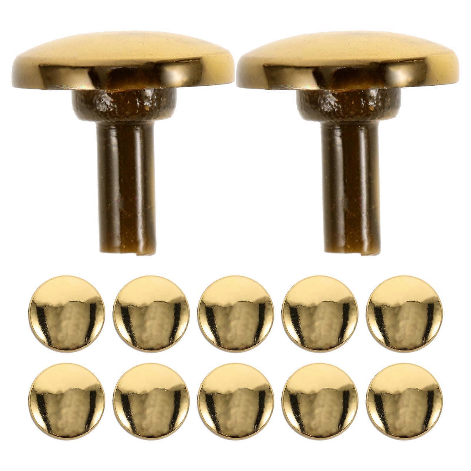 Enhanced Functionality Caps Replacement Quartz Clock Style Diy Making Supplies Golden 0.70X0.70X0.70cm 200Set