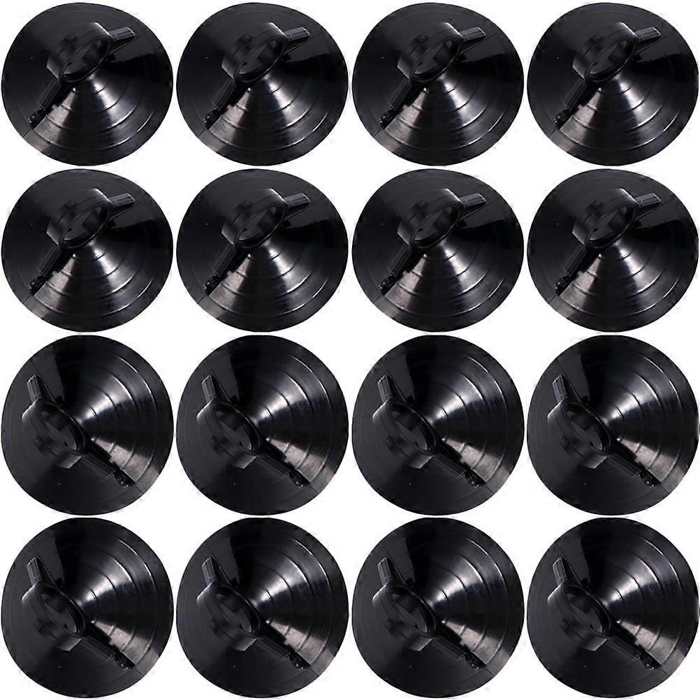Automotive Suction Cups Windshield Sunshade Suction Cups Car Use Black 40Pcs Strong Suction Pad For Car
