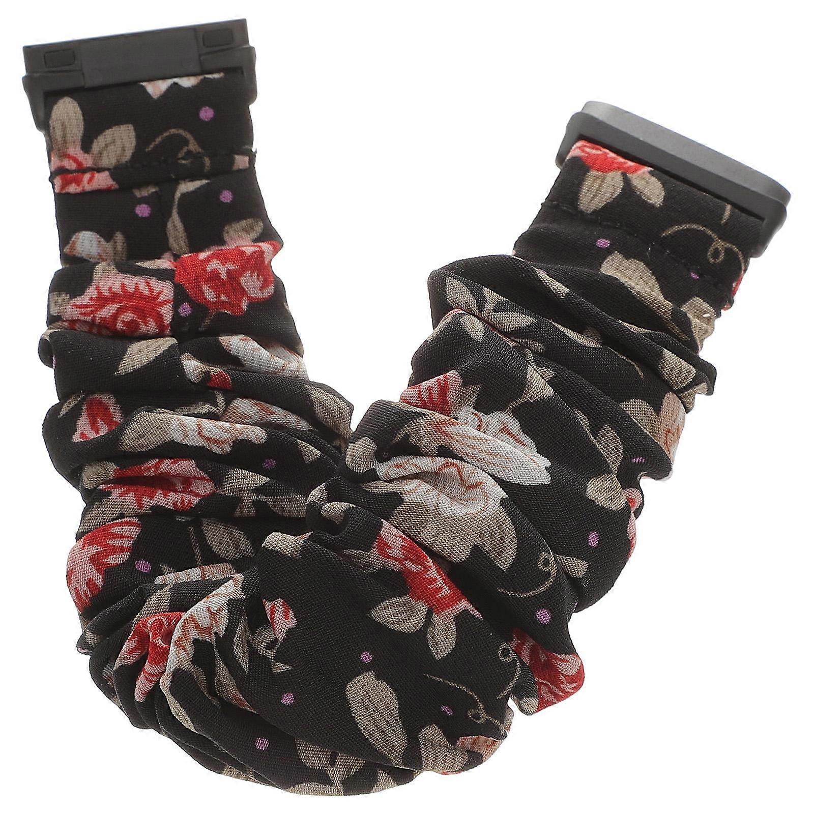 Hair Tie Watch Strap Durable Round Shape Simple Fashion Daily Use 6.29x0.79x0.20in 1Pack