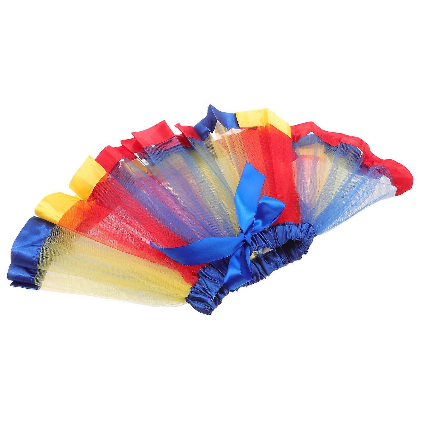 Tutu Skirt For Kids Polyester Material Puff Shape Special Occasions 1Pcs