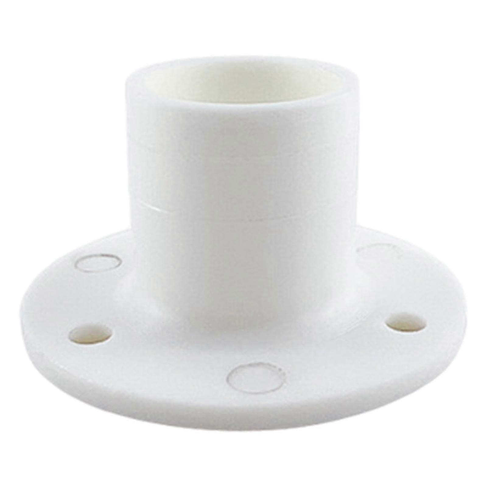 Boat Floor Deck Drain Boat Yacht RV Rowing with Screws White No Cover 25mm