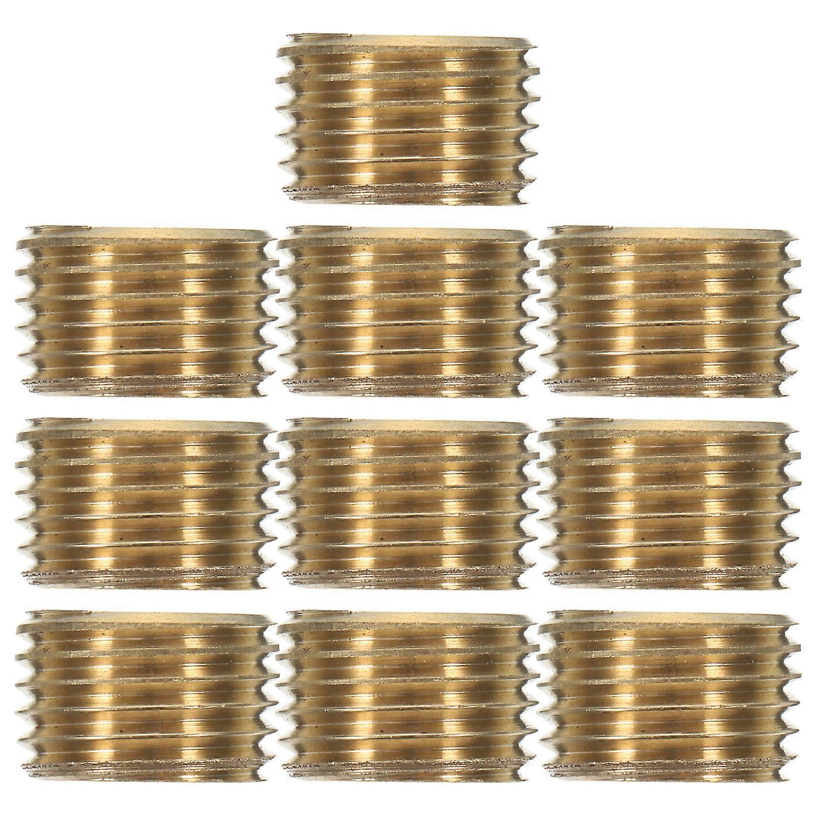 Pipe End Cap Fitting Hose Pipe Adapter For Maintenance Water Systems 10Pcs