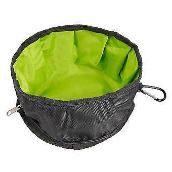 Collapsible Dog Bowl Leak-Proof Waterproof Safe Outdoor Folding Pet Bowl with Buckle And Zipper for Camping Hiking Dogs Cats Food Water