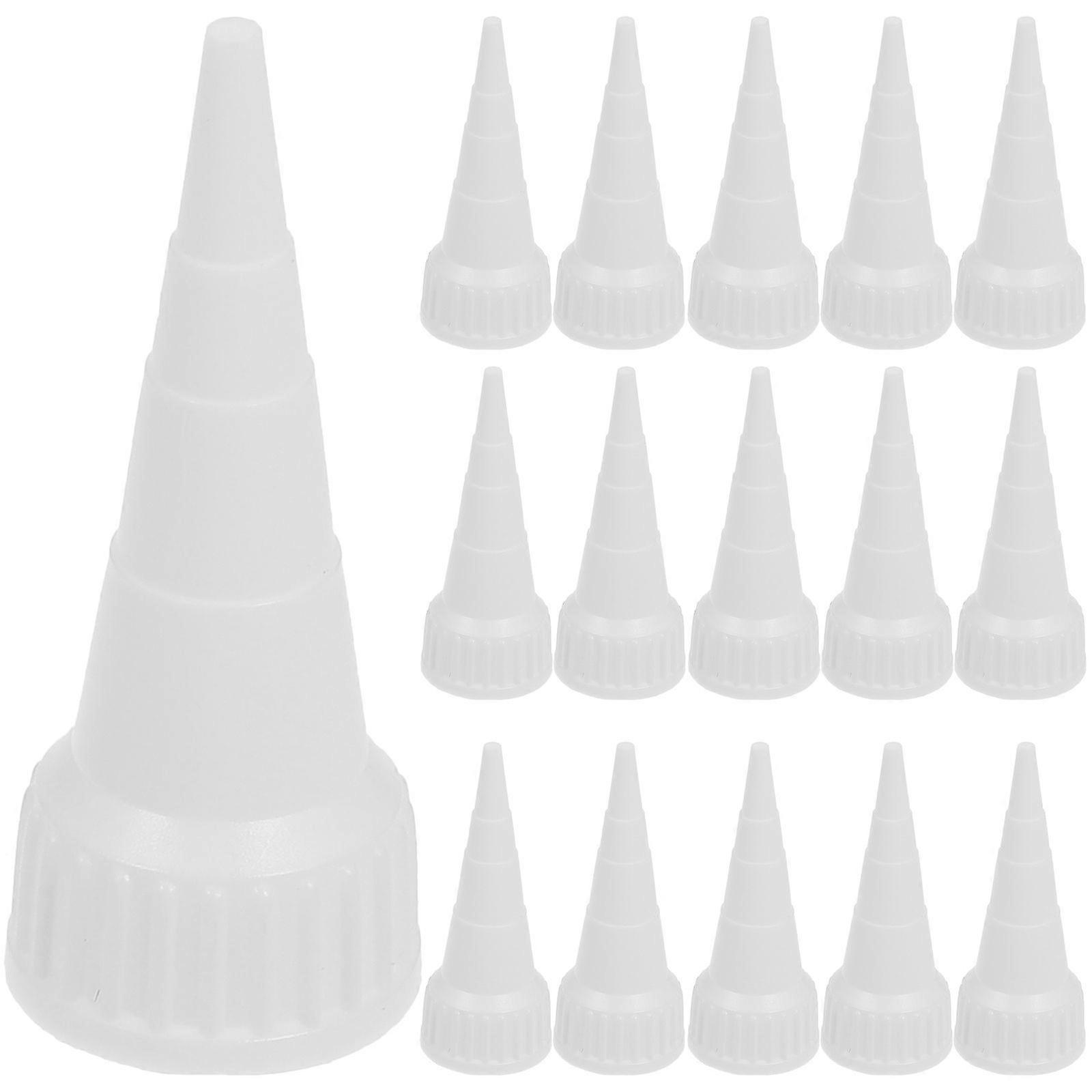 20pcs Caulking Tips Caulking Nozzle Tips Caulk Finisher Kit Reusable Caulk Extension Nozzle Caulking Tools Caulk Nozzle Applicator