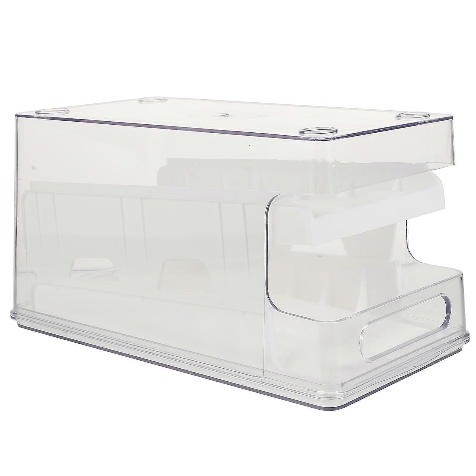 Convenient Fridge Box Home Kitchen Use Fresh-Keeping Box 30.3X16CM PP Material 1Pack
