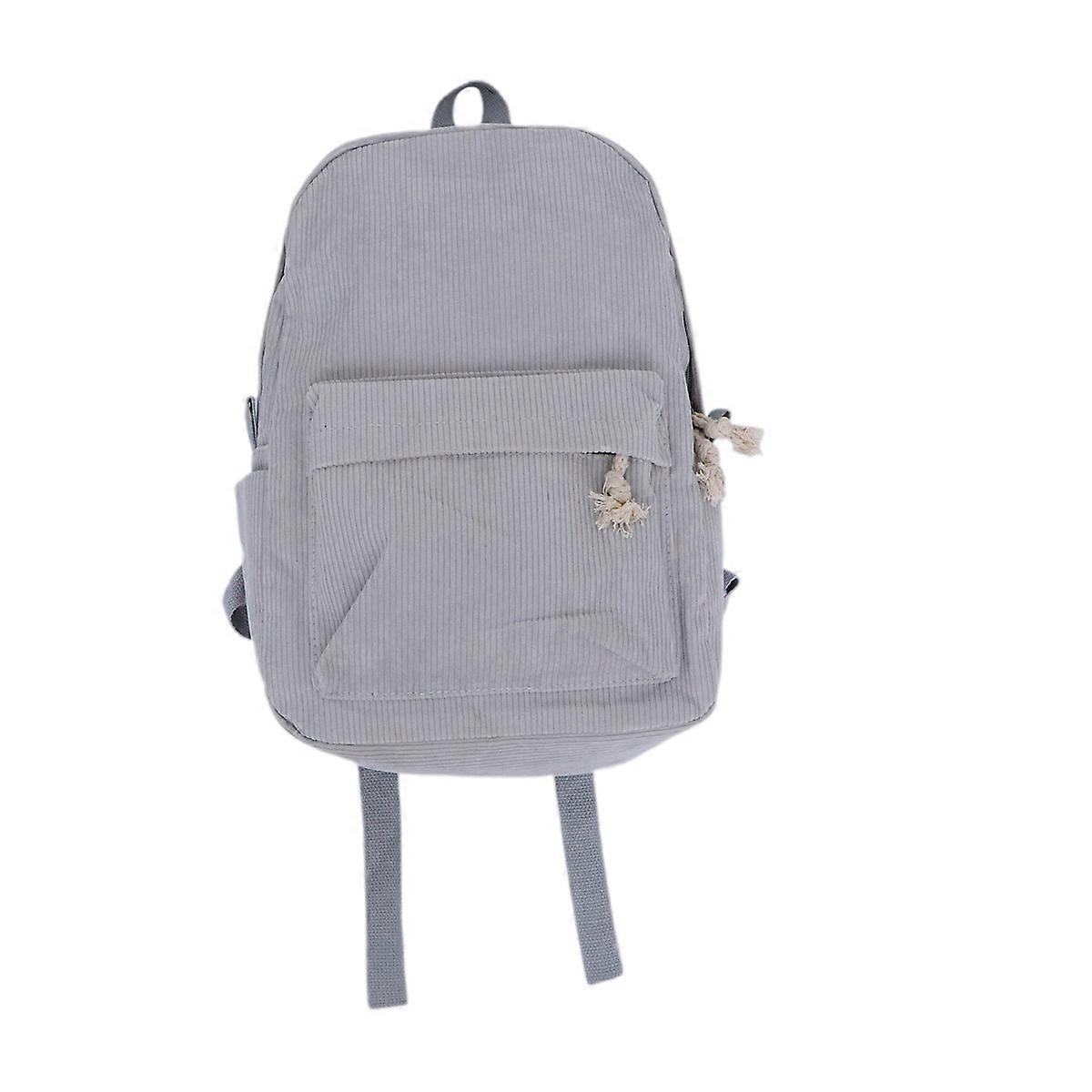 Women Corduroy Backpack With Large Storage Space High Capacity For School Office 1Pack