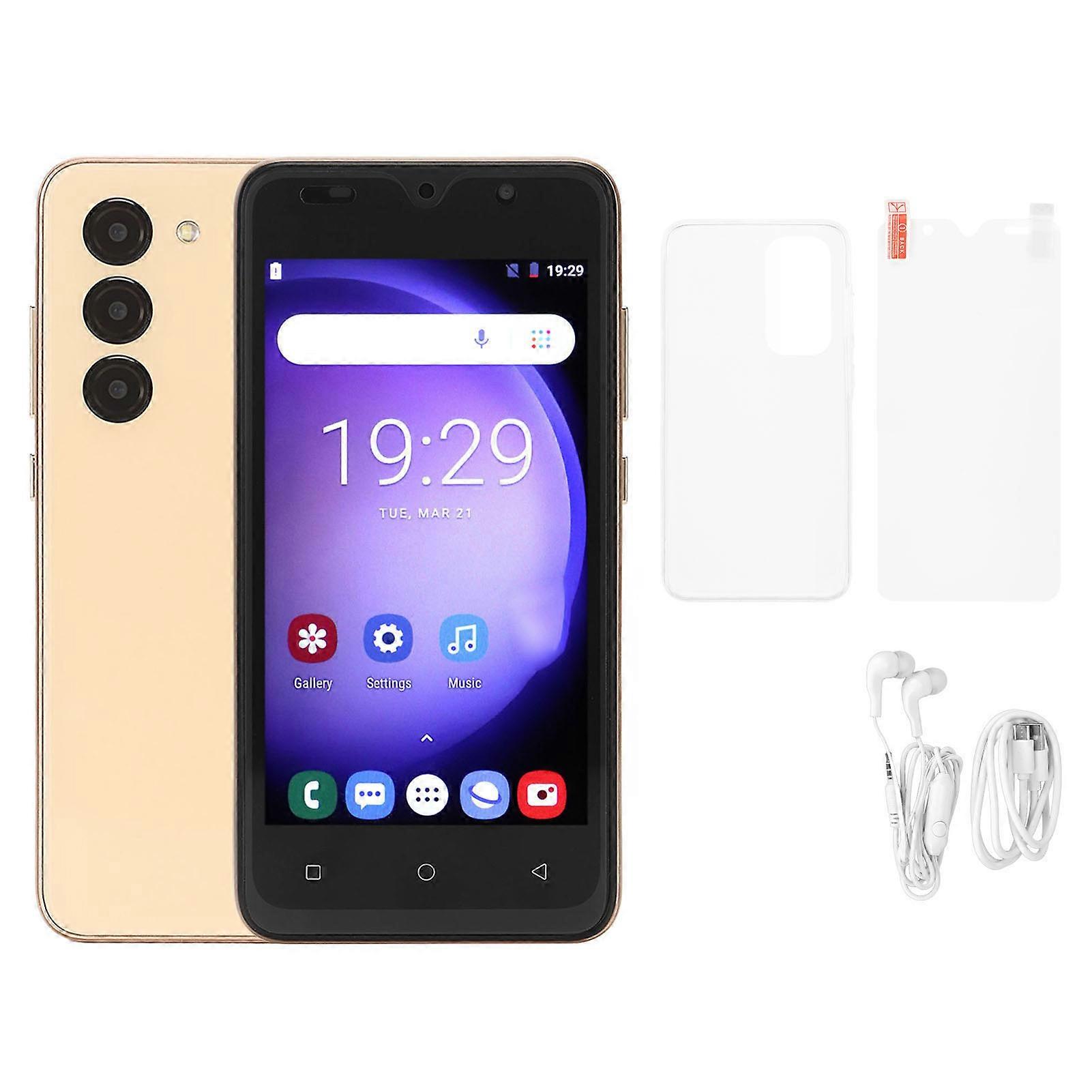 3G Unlocked Smartphone with 5" IPS HD Screen, Face Recognition, Dual SIM, Android 10