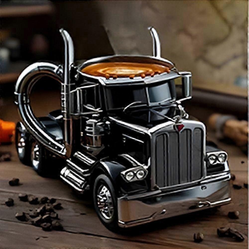 Tasse à café artisanale en forme de camion, tasse à café en forme de semi-remorque