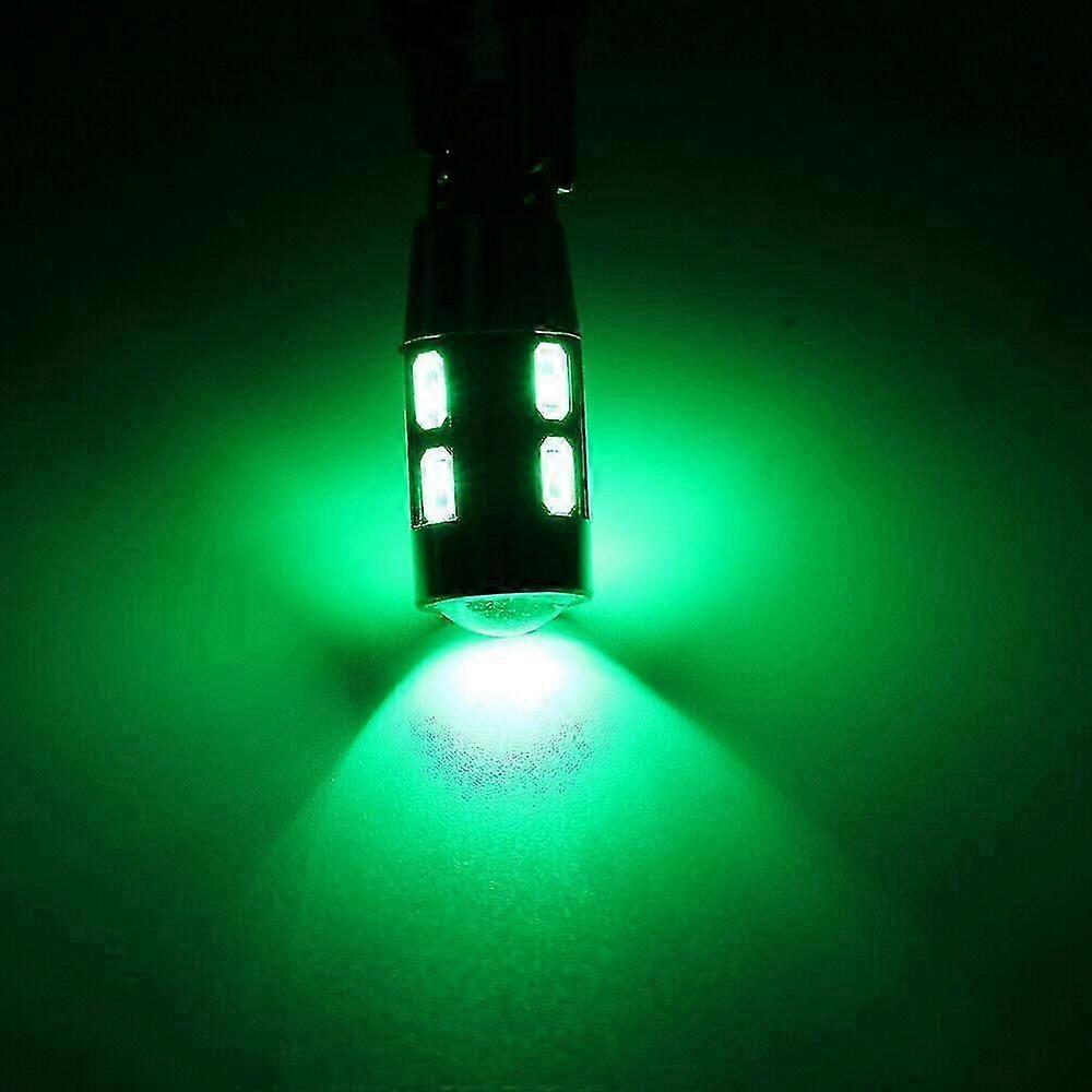 2/4pcs T10 LED 10-SMD car light CANBUS parking light illumination lamp white 12V Boris