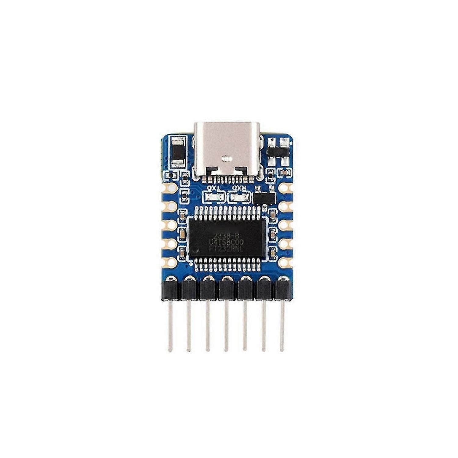 FT232 Serielles Kommunikationsmodul USB zu TTL UART TYP-C Serielles Adaptermodul 3,3 V/5 V Pegel für Wi