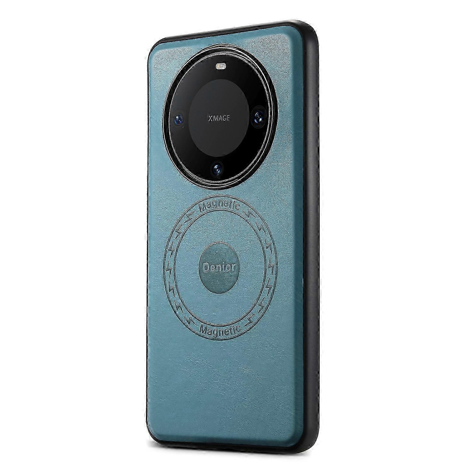 Magnetic Case for Huawei Mate 60 Compatible with MagSafe Cowhide Texture