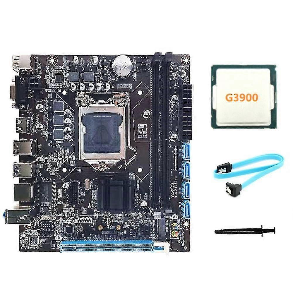 H Computer Mboard S A1151 6/7 Nerat Cpu Dual-chl Ddr4 Ram+g3900 Cpu+sata