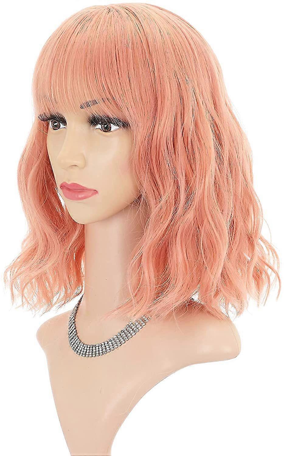 Pink Wavy Wig