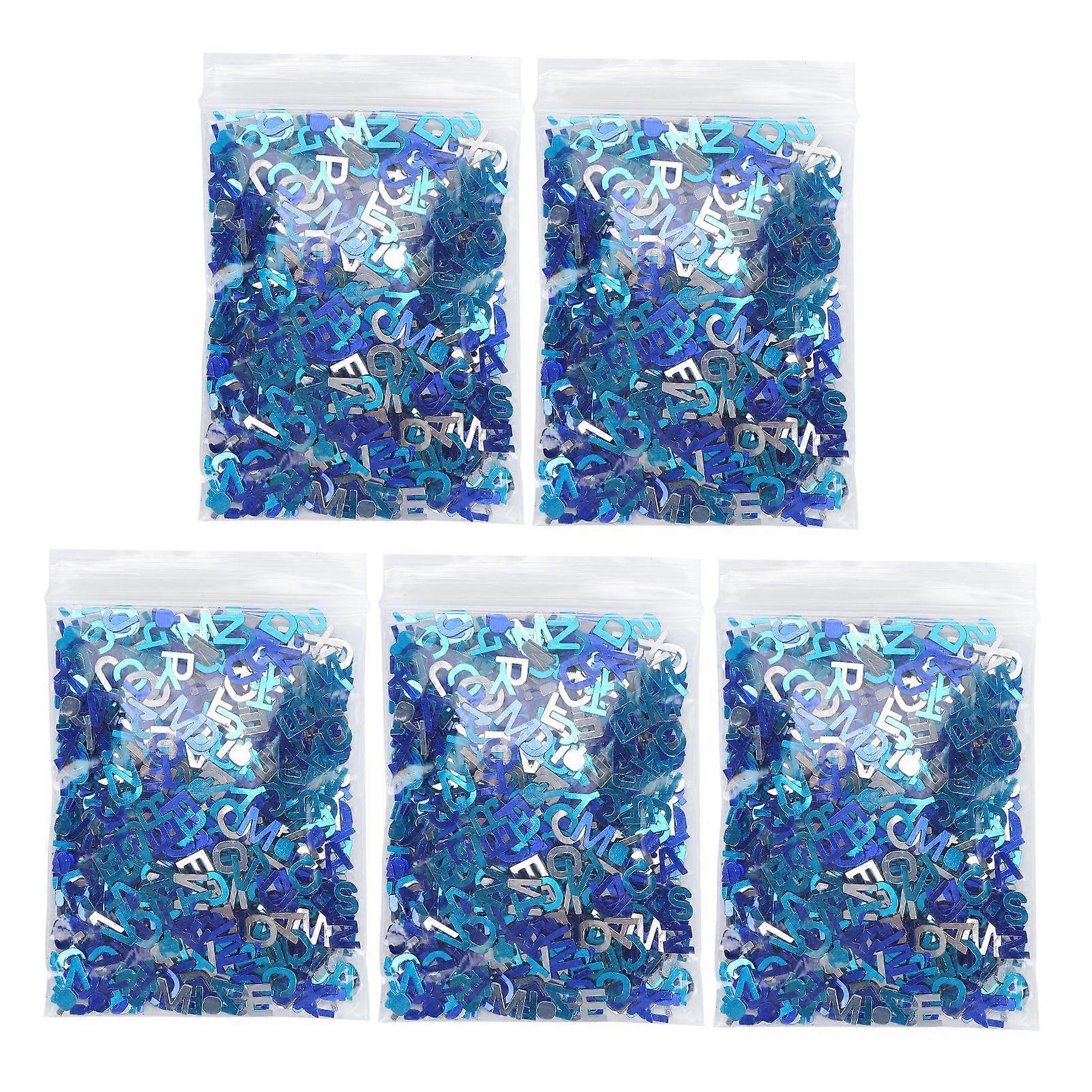 2025 Latest Model  8mm Blue Confetti Party Glitter Sequin Table Decorations