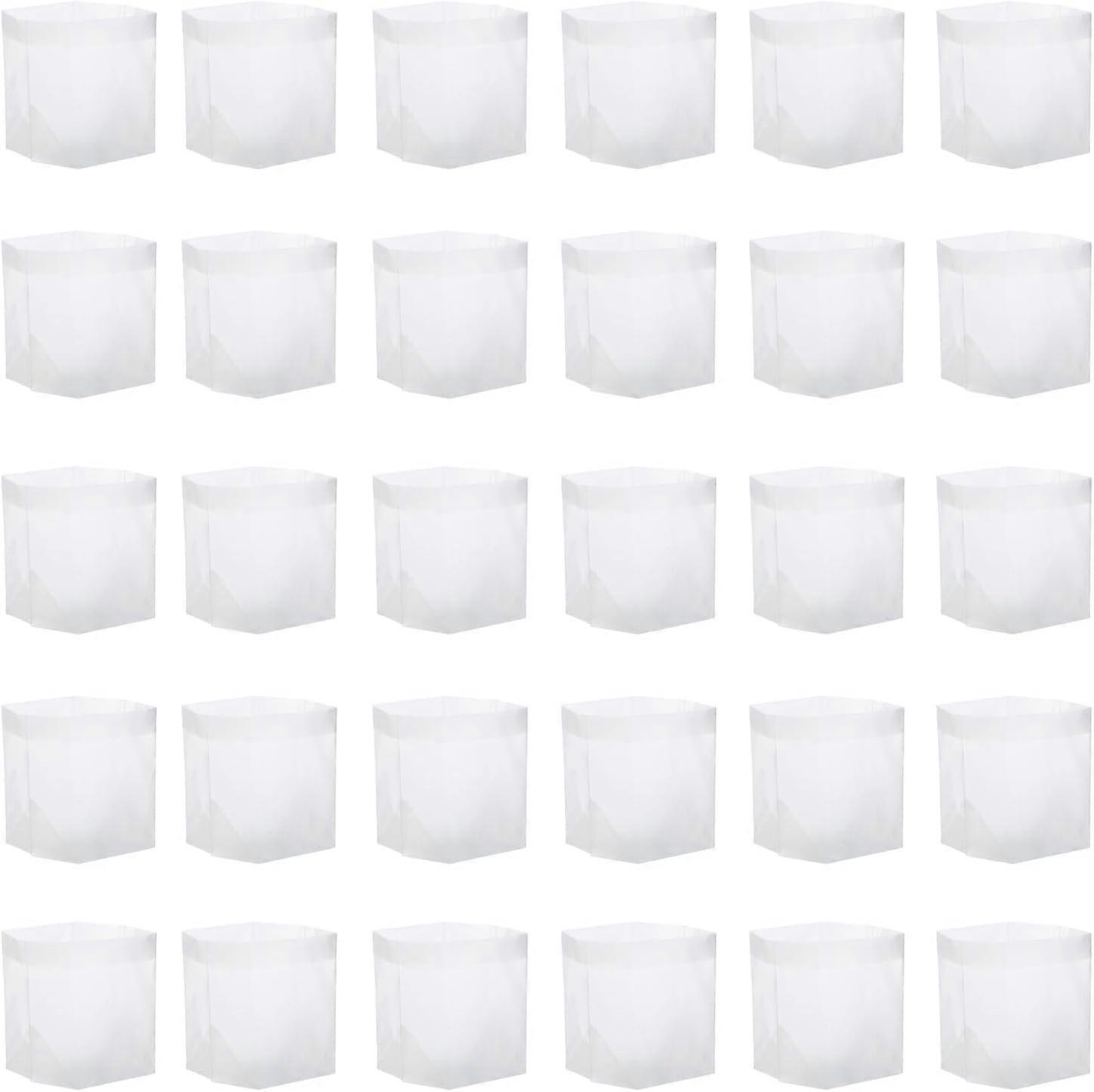 30PCS Self Standing Sink Strainer Bags, Leakproof Thick Mesh Disposable Kitchen Drain Basket Liners