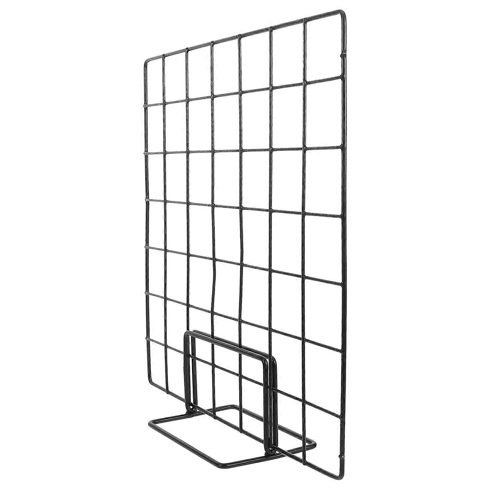 Adjustable Desktop Display Rack with Hollow Mesh Stand for Photos, Artwork, Accessories – Compact Organizer for Craft Fairs and Counter Storage