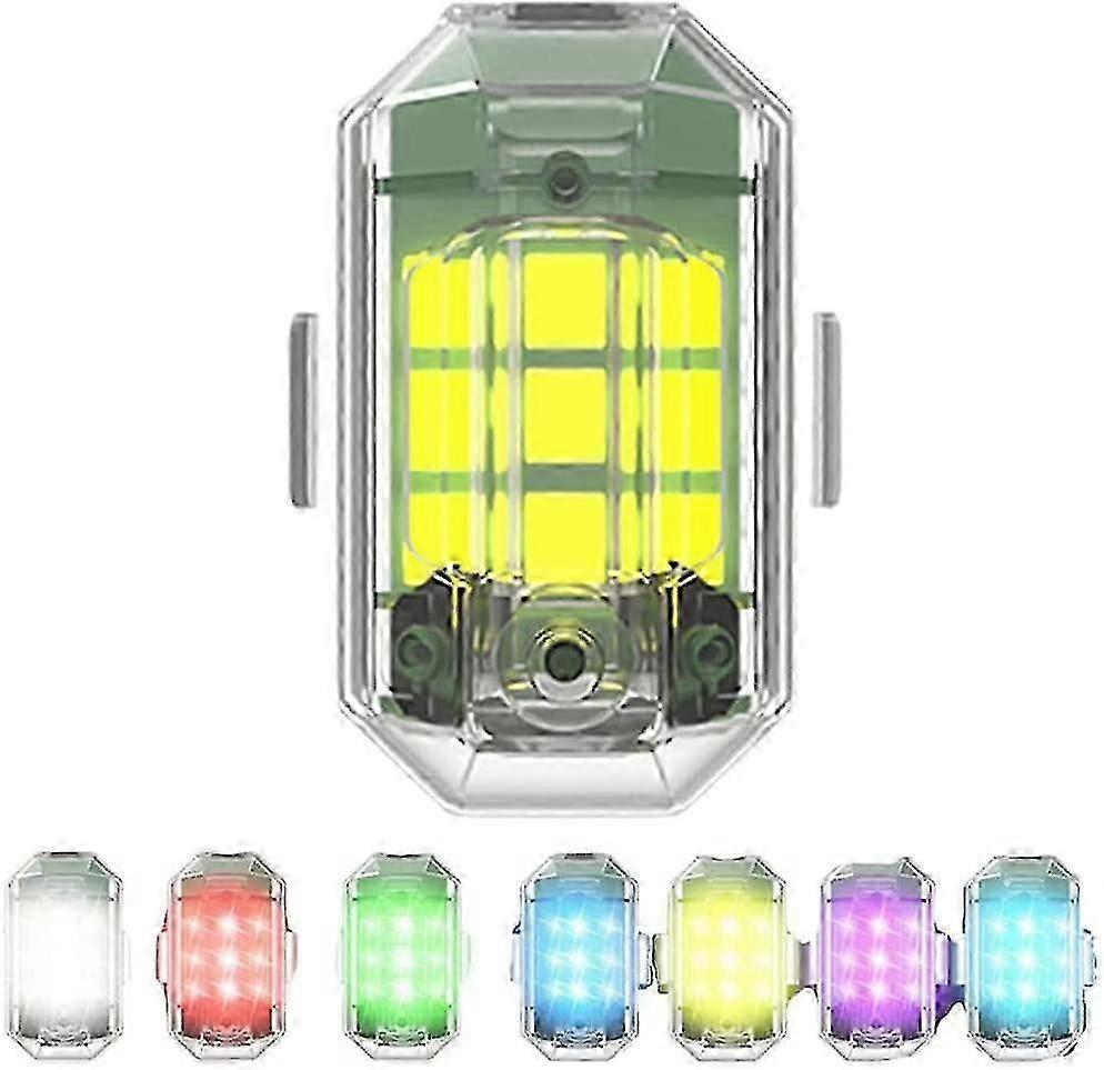 High Brightness Wireless Led Strobe Light, 7 Colors Rechargeable Flashing Lights