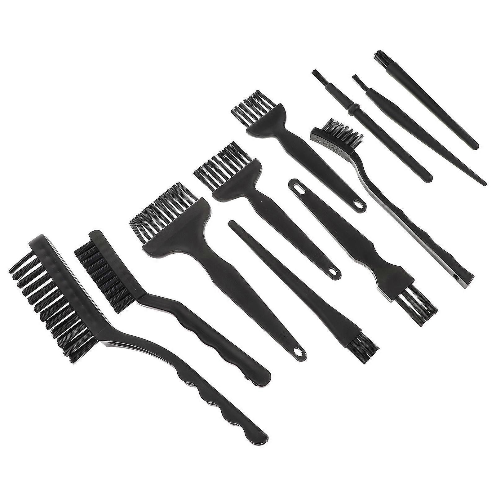 Portable 11 Piece Static Keyboard Brush Set – Durable Dust Cleaner for Computers, Cooling Fans, Car Dashboards, and Electronic Equipment Maintenance