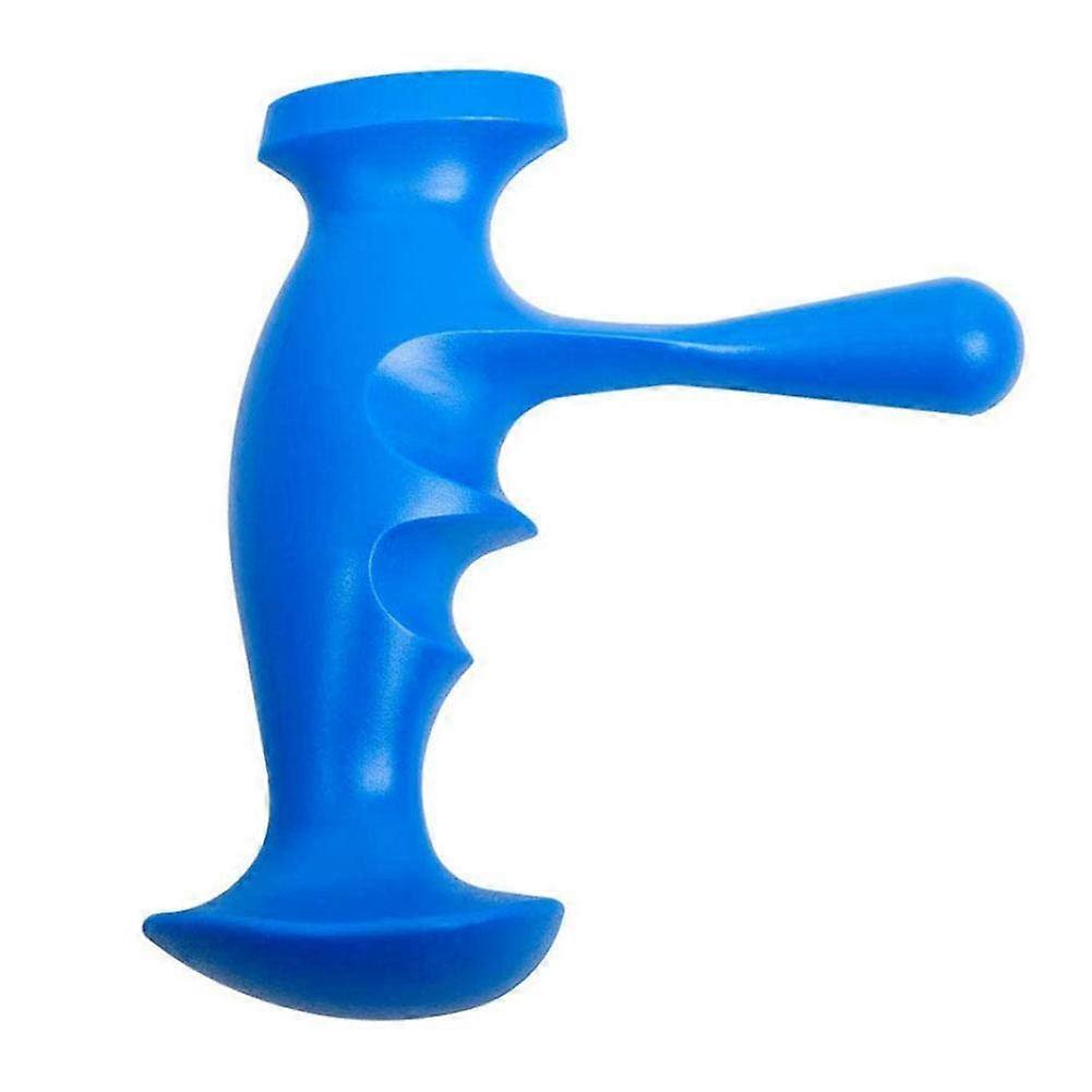 Deep Tissue Massage Tool Acupressure Trigger Point Massager Thumb Saver Back Pain Relief Blue