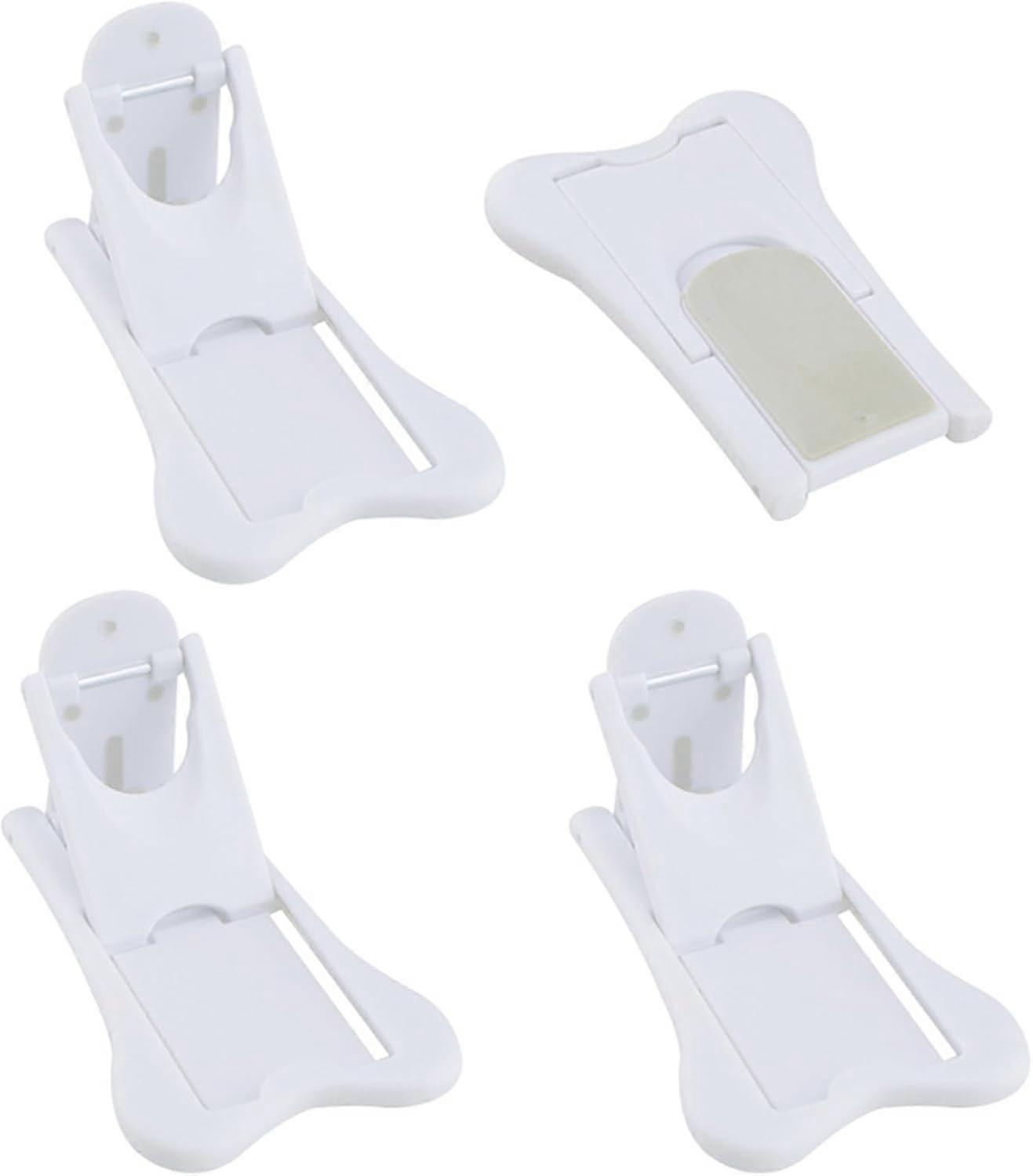 4-pack sliding door stop, child safety window lock, self-adhesive