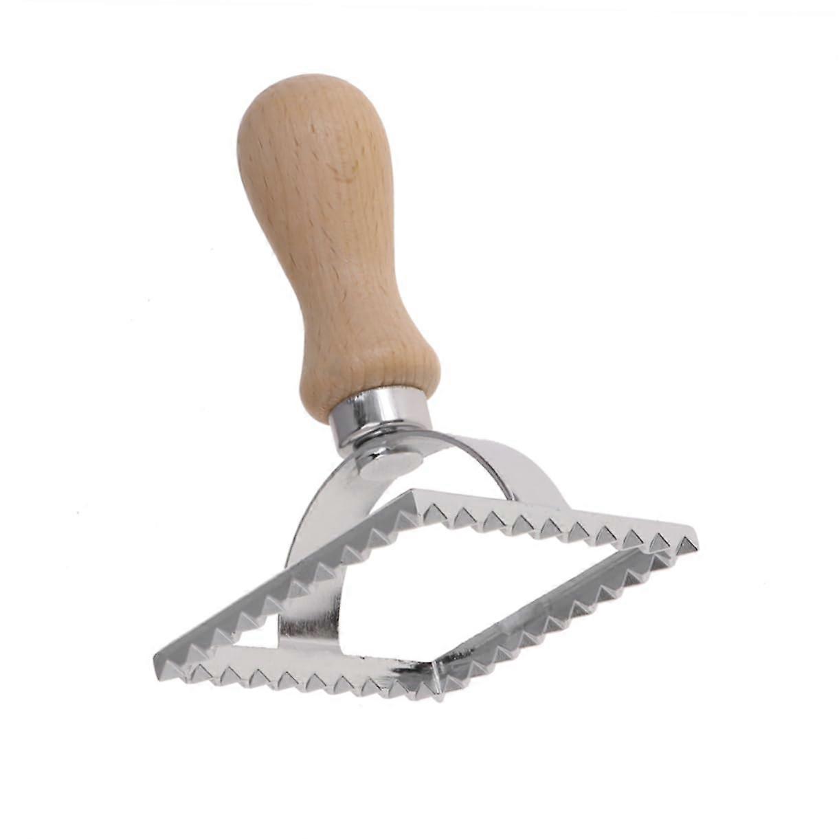 Biscuit Mould With Wooden Handle Embossed Cookie Cutter For Cookies And Desserts Durable Baking Tool For Creative Baking