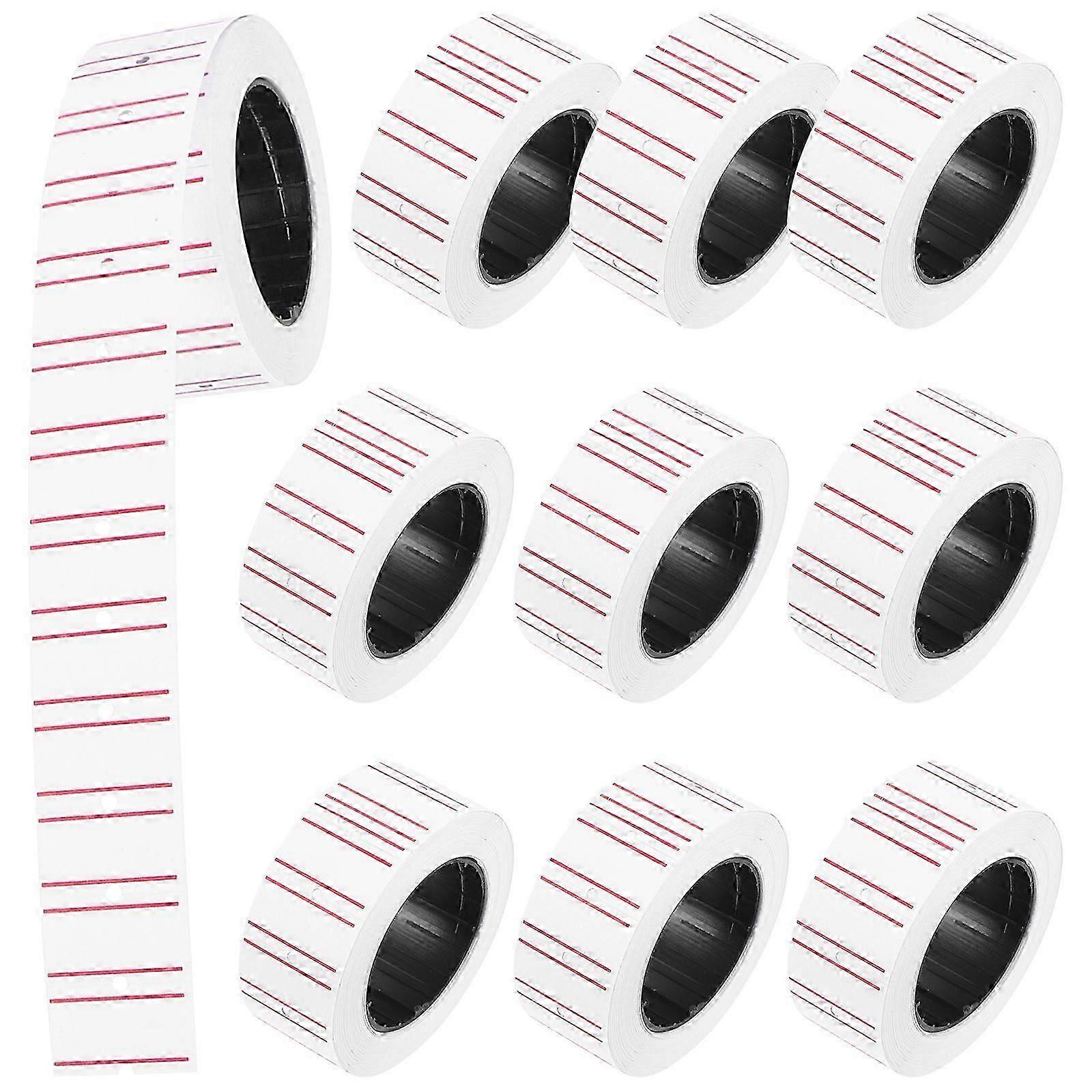 30 Rolls Price Machine Labels Paper Price Marker Label Stickers for Office