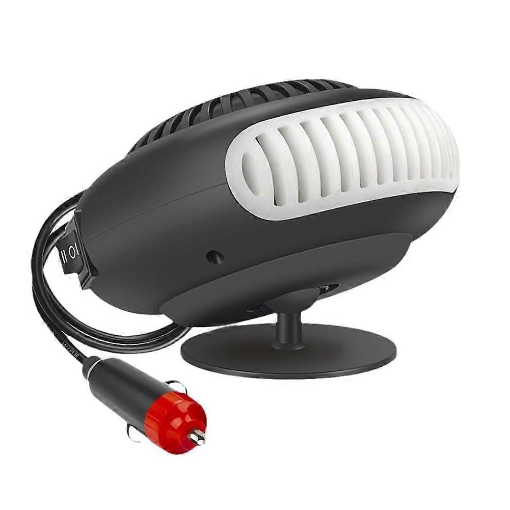 24V 200W Portable Car Heater Defroster Demister for Windshield 360-Degree Rotation Electric Heating Device