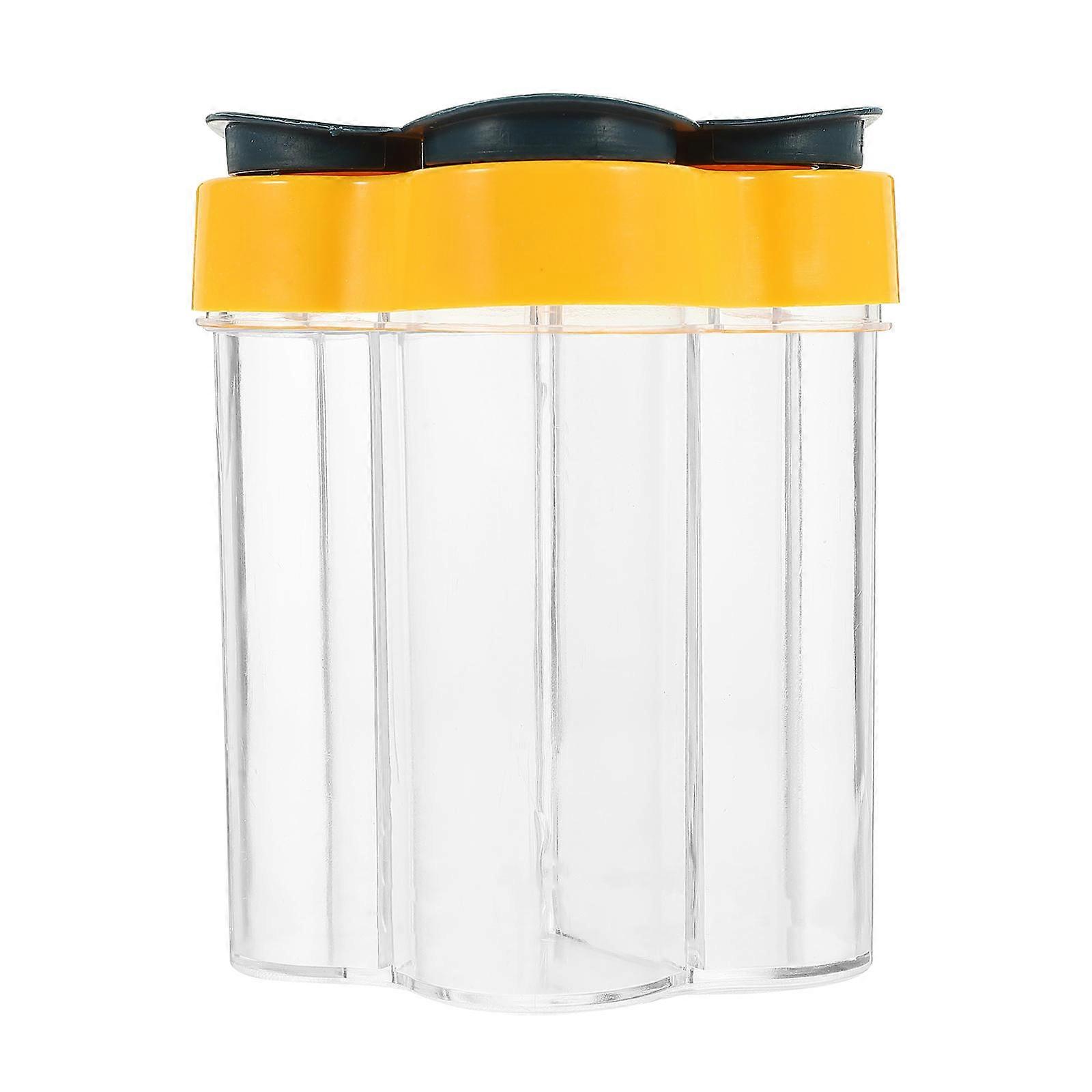 Multi-Functional Seasoning Jar Empty Spice Bottles Sealable Moisture-Proof Easy to Clean Square Shaped Design for Restaurant Owners 1Pack