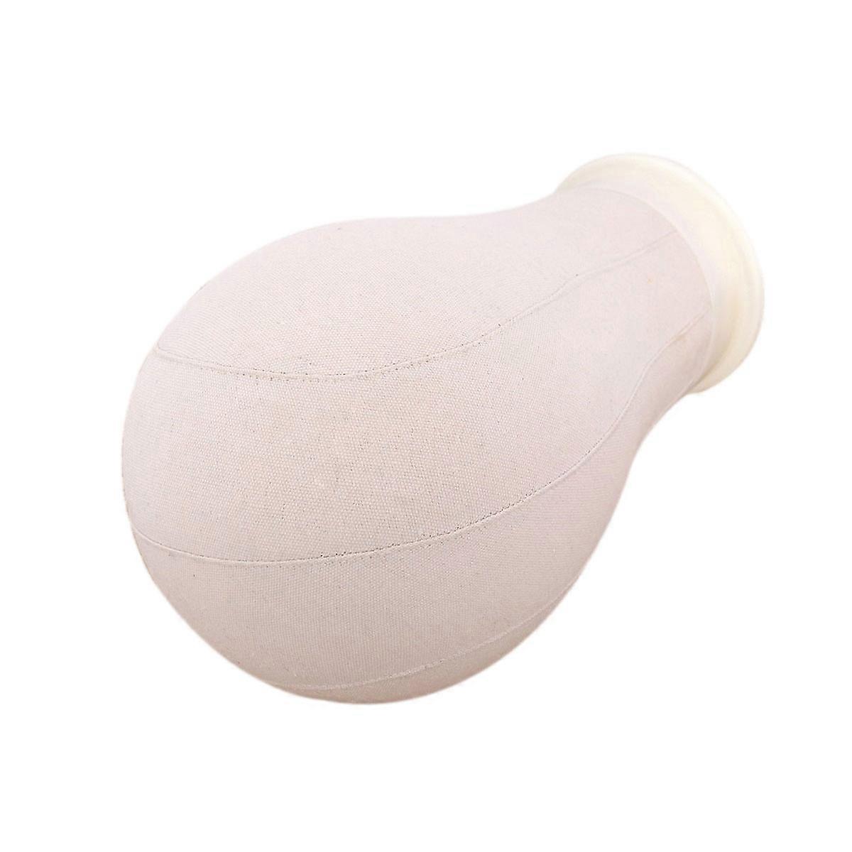 Dummy Display Head Human Head Shape Khaki Color Canvas Material Wig Display 23 Inch 1Set