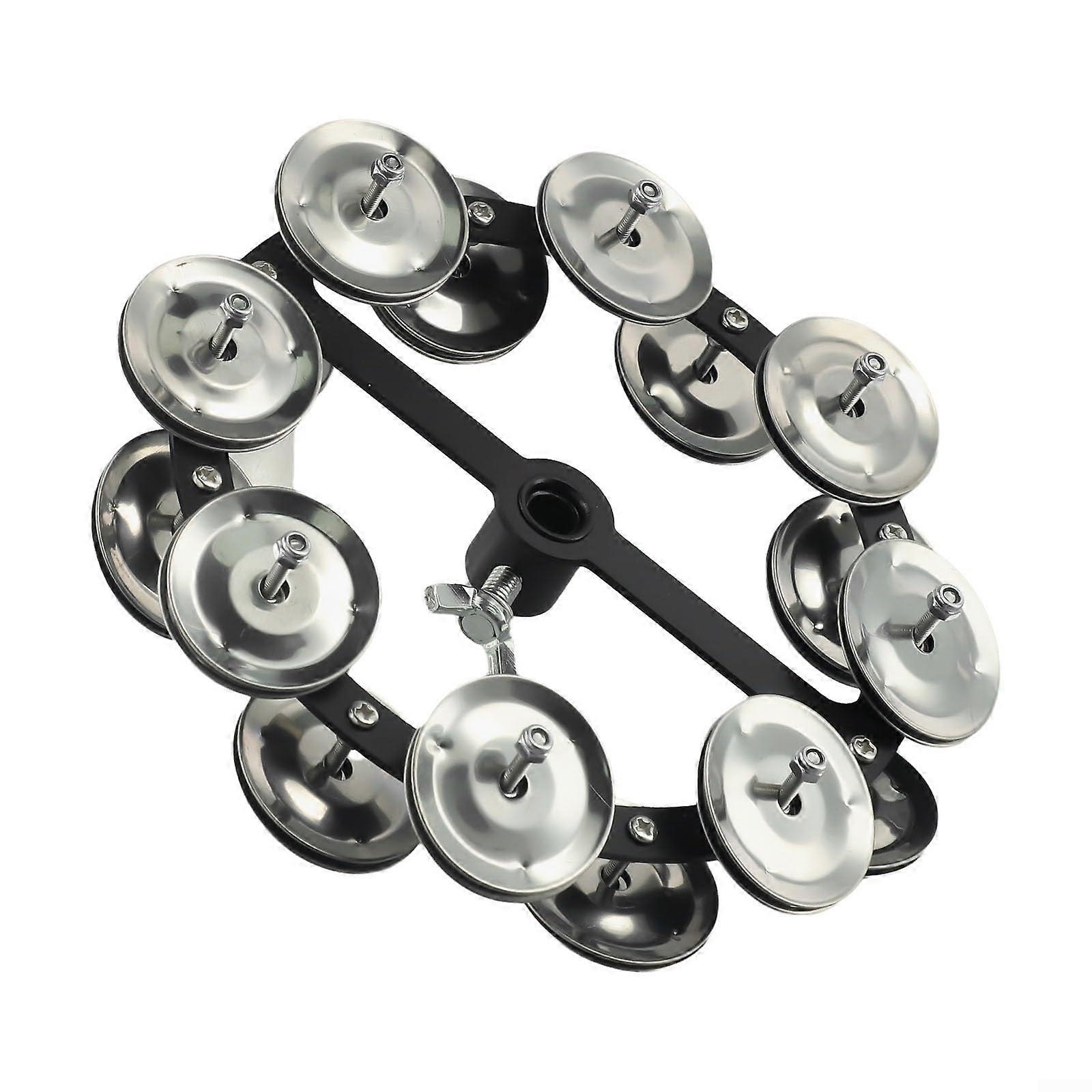 الإعداد السريع Hihat Tambourine Drum Cymbals ، أجراس فولاذية لعازفي الطبول المحترفين