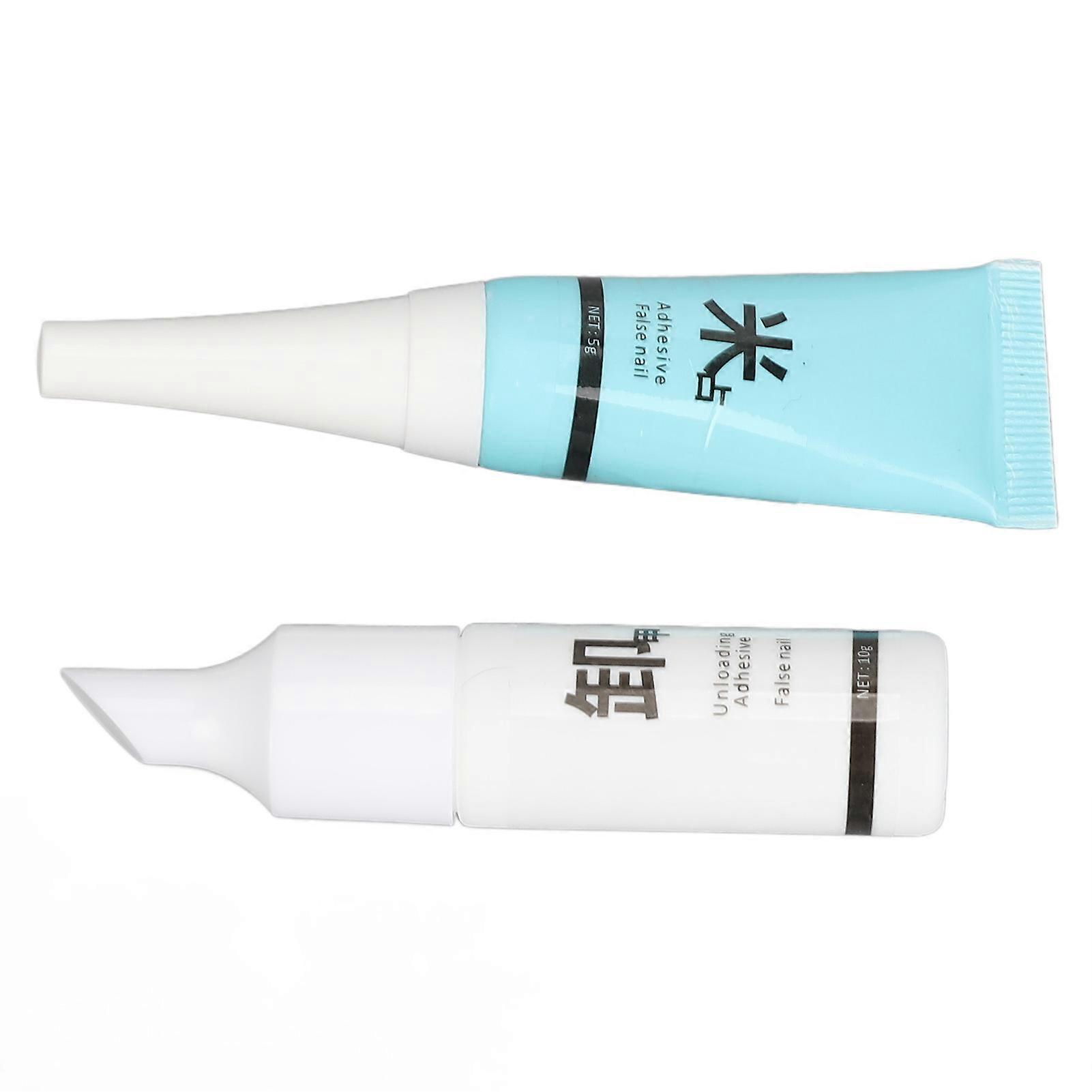 Quick Solid Nail Glue Professional Super Strong DIY Solid Nail Glue Removal Gel for Manicure